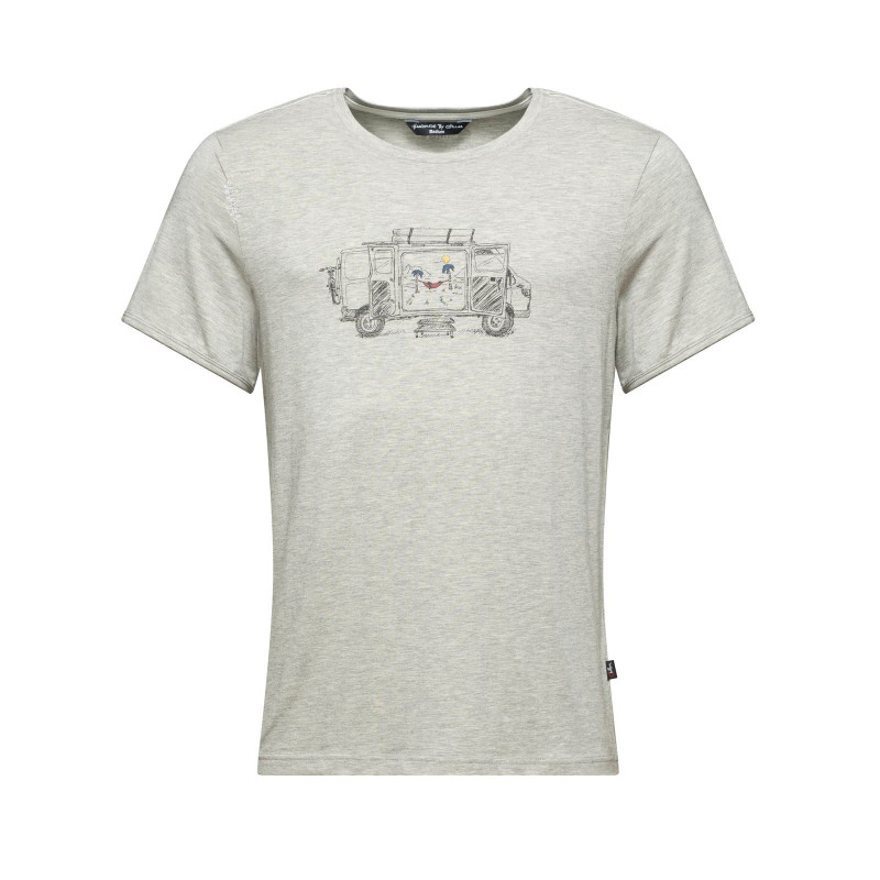 VAN LIFE-BEIGE MELANGE-XL pánské tričko béžové VAN LIFE-BEIGE MELANGE-XL pánské tričko béžové