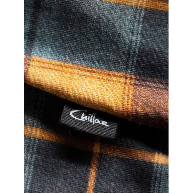 SIMILAUN 2.0-OCHRE GREYBLUE-46 dámská košile okrovo šedomodrá