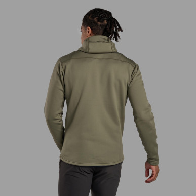 FURY XT HOODIE-CAPER-M pánská mikina olivová