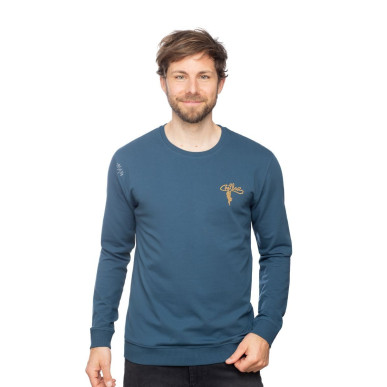 HOKKAIDO CHILLAZ ROPE-DARK BLUE-M pánská mikina tmavě modrá