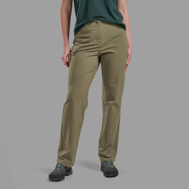 FEM GENOA LITE PANTS REG LEG-CAPER-UK10/S dámské kalhoty olivové