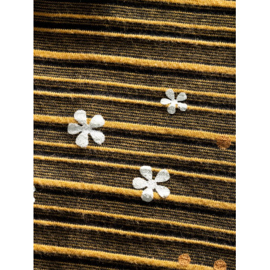 FANCY LITTLE DOT-OCHRE-36 dámské tričko okrové