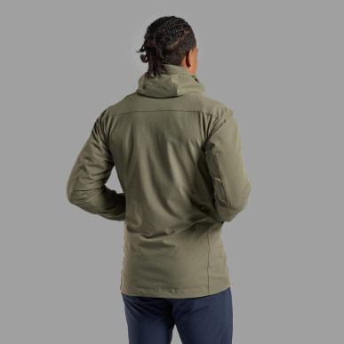TENACITY HOODIE-CAPER-M pánská bunda olivová