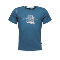 OUT IN NATURE-DARK BLUE-M pánské tričko tmavě modré