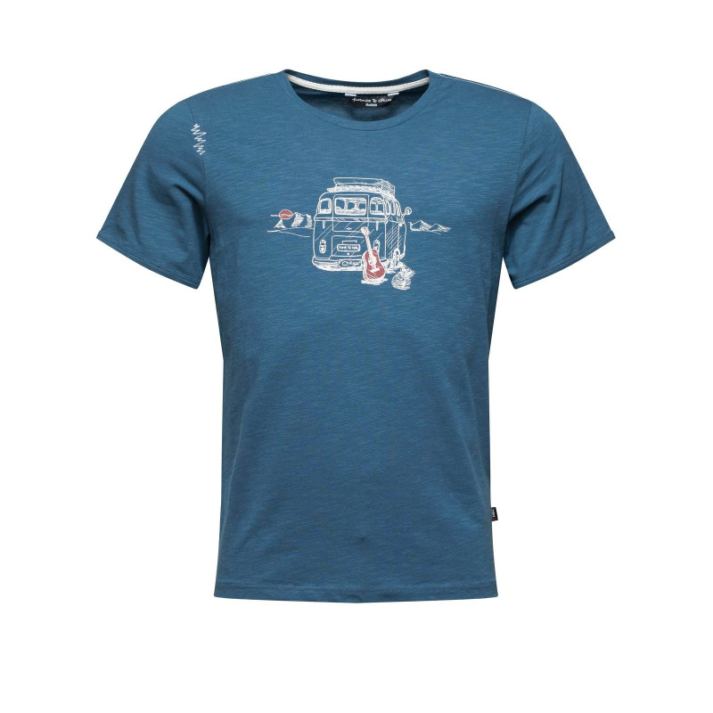 OUT IN NATURE-DARK BLUE-M pánské tričko tmavě modré OUT IN NATURE-DARK BLUE-M pánské tričko tmavě modré