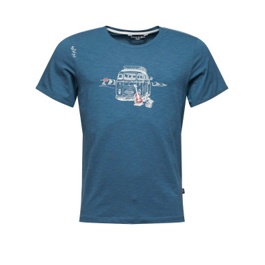 OUT IN NATURE-DARK BLUE-M pánské tričko tmavě modré