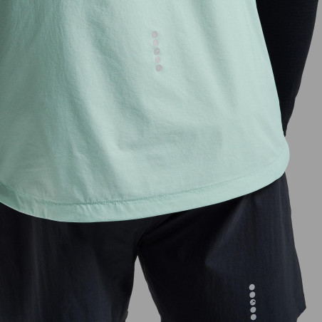 FEATHERLITE GILET-SEA MIST-XS pánská vesta mentolová