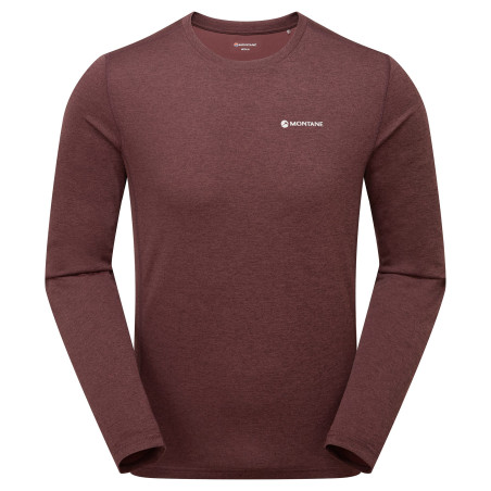 DART LONG SLEEVE T-SHIRT-DARK GARNET-XXXL pánské triko dlouhý ruk. hnědofialové
