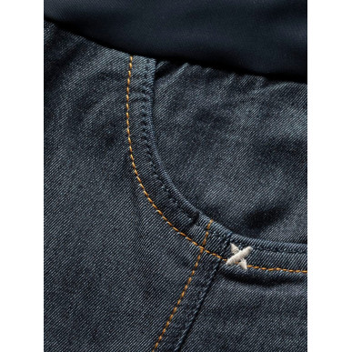 FUJI 3.0-DENIM DARK BLUE-34 dámské 3/4 kalhoty tmavě modré denim