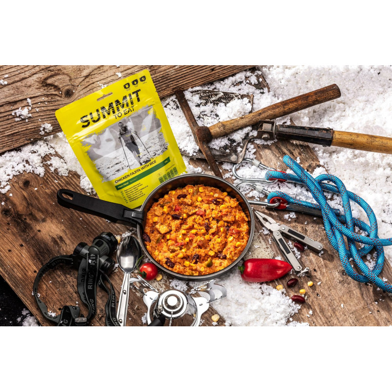 CHICKEN FAJITA WITH RICE Big Pack Kuře Fajita s rýží 213g/1005kcal CHICKEN FAJITA WITH RICE Big Pack Kuře Fajita s rýží 213g/1005kcal