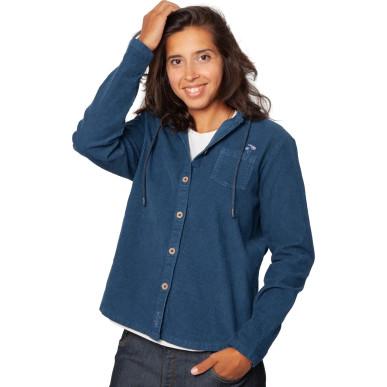 FENDELS-DARK BLUE-44 dámská košile tmavě modrá