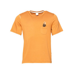 SCARY SCREAM-ORANGE BROWN-XXL pánské tričko oranžovo hnědé