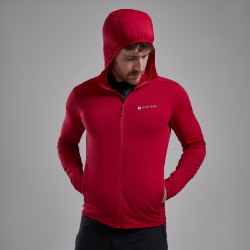 PROTIUM LITE HOODIE-ACER RED-S pánská mikina tmavě červená