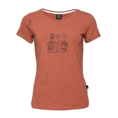 GANDIA ALPACA GANG WINTER-BRICK-32 dámské tričko cihlové