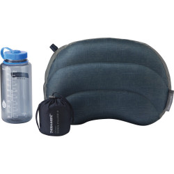 AIR HEAD DOWN PILLOW Large Midnight Print nafukovací polštářek s vrstvou peří zelený