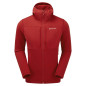 FURY XT HOODIE-ACER RED-M pánská mikina tmavě červená FURY XT HOODIE-ACER RED-M pánská mikina tmavě červená