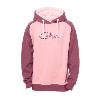 CHILLAZ LOGO-ROSE/DARK BORDEAUX-164 dětská mikina růžovofialová
