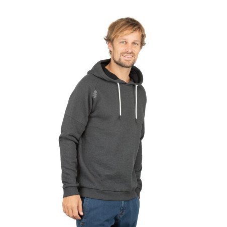 HELSINKI-BLACK-M pánská mikina s kapucí černá