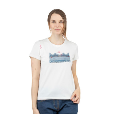 ISEO TIME TO CHILL-WHITE-36 dámské tričko bílé