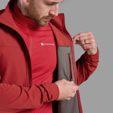 TENACITY JACKET-DARK MAPLE-L pánská bunda tmavě červená