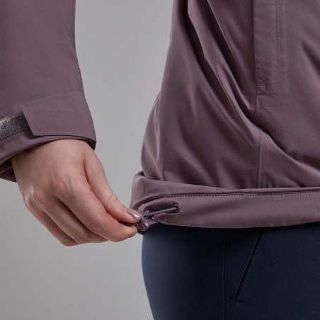 FEM DUALITY JACKET-MOONSCAPE-UK8/XS dámská bunda šedofialová