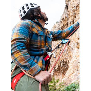 ADJAMA S DARK RED pánský sedací úvazek tmavě červený