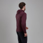 FURY LITE HOODIE-DARK GARNET-M pánská mikina hnědofialová