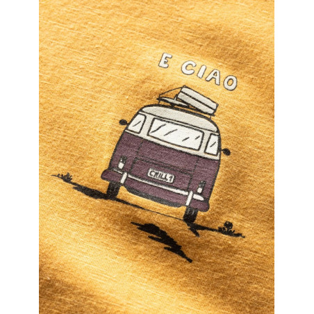 E CIAO-OCHRE-XL pánské tričko okrové