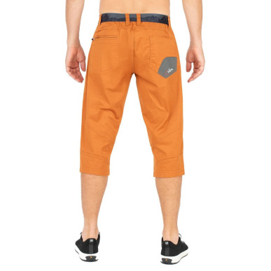 WILDER KAISER-ORANGE BROWN-S pánské 3/4 kalhoty oranžovo hnědé