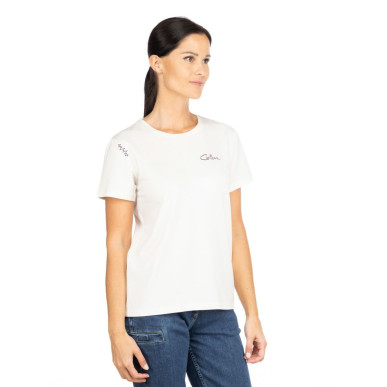 ISEO FLORAL LOGO-WHITE-46 dámské tričko bílé