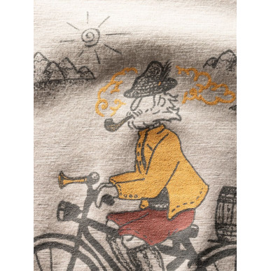 TYROLEAN TRIP-DARK SAND-XS pánské tričko tmavě pískové