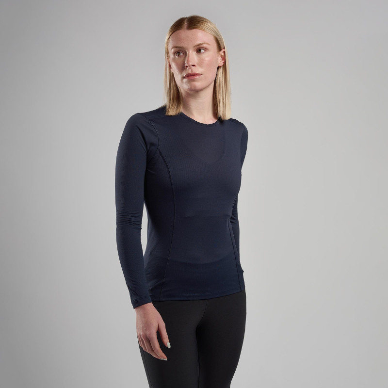 FEM DART LITE LONG SLEEVE T-SHIRT-ECLIPSE BLUE-UK10/S dámské triko dlouhý ruk. modré FEM DART LITE LONG SLEEVE T-SHIRT-ECLIPSE BLUE-UK10/S dámské triko dlouhý ruk. modré