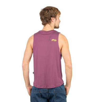 VILS SPOTTER-DARK BORDEAUX-XL pánské tílko tmavě vínové