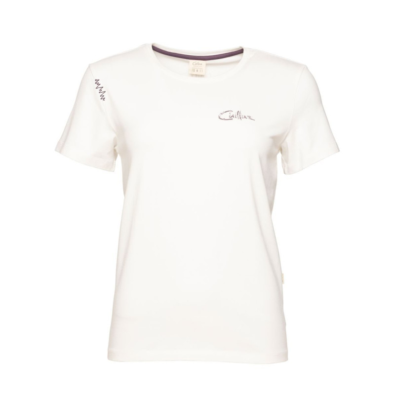 ISEO FLORAL LOGO-WHITE-34 dámské tričko bílé