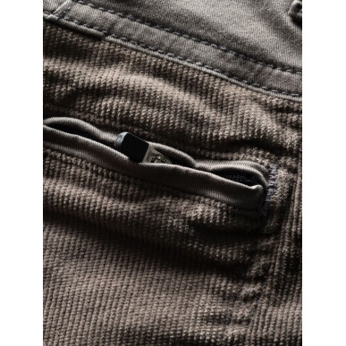 ROFAN 2.0 (CORD MIX)-DARK GREY-XXL pánské kraťasy tmavě šedé