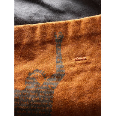 NEO-ORANGE BROWN-S pánské kraťasy oranžovohnědé