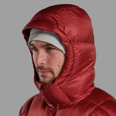 ANTI-FREEZE XT HOODIE-DARK MAPLE-XL pánská bunda tmavě červená