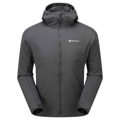 SIROCCO HOODIE-MIDNIGHT GREY-M pánská bunda tmavě šedá
