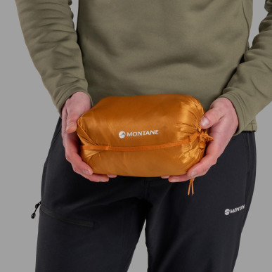 ANTI-FREEZE HOODIE-AMBER-M pánská bunda oranžová