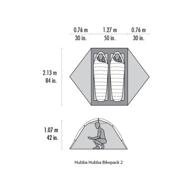 HUBBA HUBBA Bikepack 2 stan na řidítka pro 2 osoby