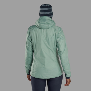 FEM FORTES LITE HOODIE-SEA MIST-UK10/S dámská bunda mentolová