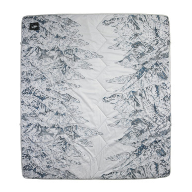 ARGO BLANKET Valley View Print_eraLoftová přikrývka šedá hory