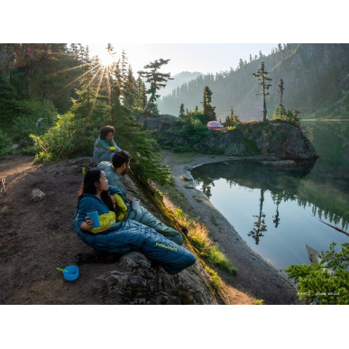 SAROS 20F/-6C Long Stargazer syntetický spacák modrošedý