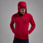 PROTIUM LITE HOODIE-ACER RED-XXL pánská mikina tmavě červená