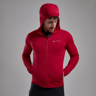 PROTIUM LITE HOODIE-ACER RED-XXL pánská mikina tmavě červená