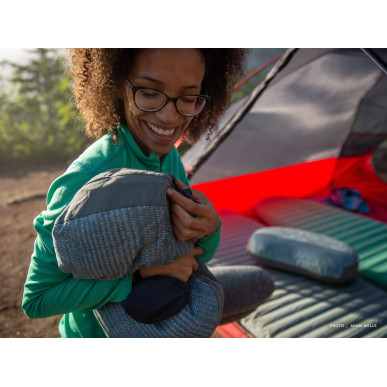 AIR HEAD PILLOW Large Blue Woven nafukovací polštářek modrý