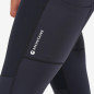 FEM THERMAL TRAIL TIGHTS-BLACK-UK8/XS dámské elastické kalhoty černé FEM THERMAL TRAIL TIGHTS-BLACK-UK8/XS dámské elastické kalhoty černé