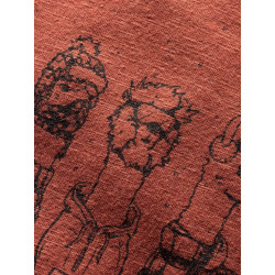 GANDIA ALPACA GANG WINTER-BRICK-40 dámské tričko cihlové