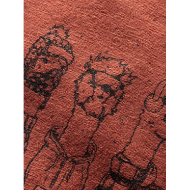 GANDIA ALPACA GANG WINTER-BRICK-40 dámské tričko cihlové