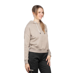 JUIFEN-BEIGE-36 dámská mikina s kapucí béžová